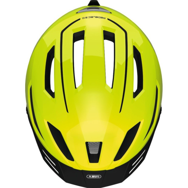 Casque Ville Abus Pedelec 2.0 MIPS Jaune Fluo