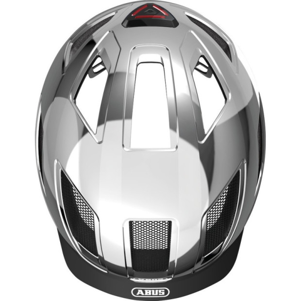 Casque Urbain Abus Hyban 2.0 Argent Chromé