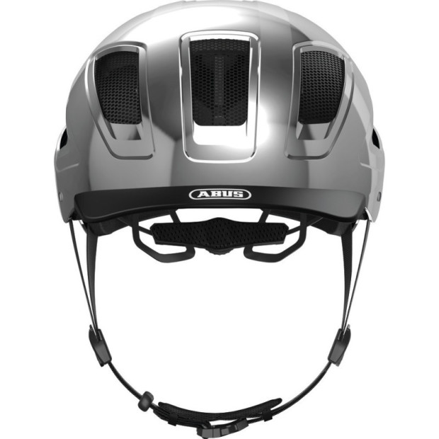 Casque Urbain Abus Hyban 2.0 Argent Chromé