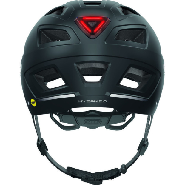 Casque Urbain Abus Hyban 2.0 MIPS Noir Velours Mat