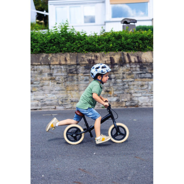 Casque Enfant Abus Anuky 2.0 Rouge à Pois Blancs