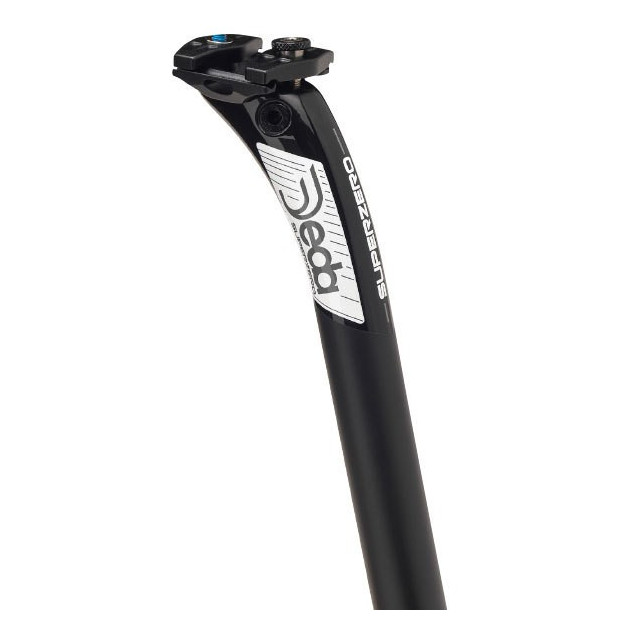 Tige de Selle Deda Elementi SuperZero 27,2x350mm Noir/Blanc