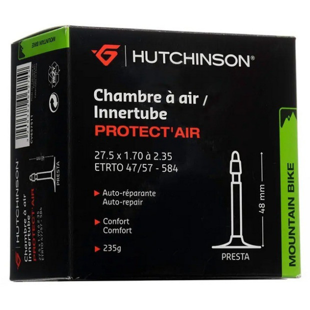 Chambre à Air Hutchinson Protect Air 27.5X1.70/2.35 - Presta 48mm