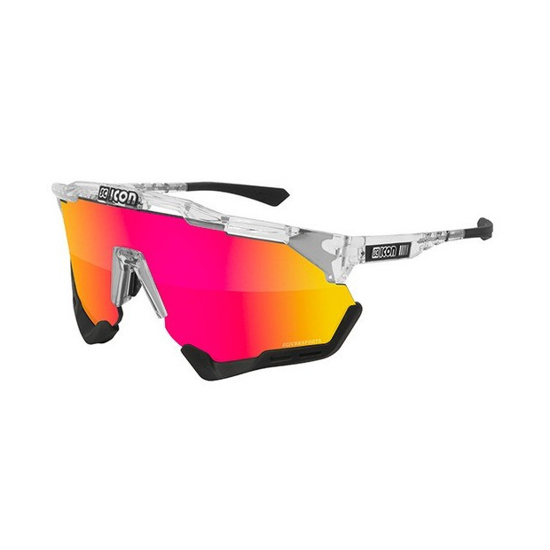 Lunettes Scicon Aeroshade XL SCN-PP Cristal Verres Mutli-Reflets Rouges