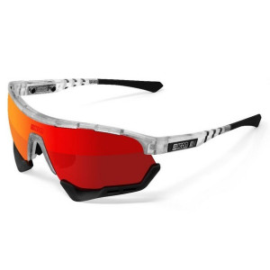 Lunettes Scicon Aerotech XL Glace Mat Verres SCN-PP Rouges Multi-Reflets