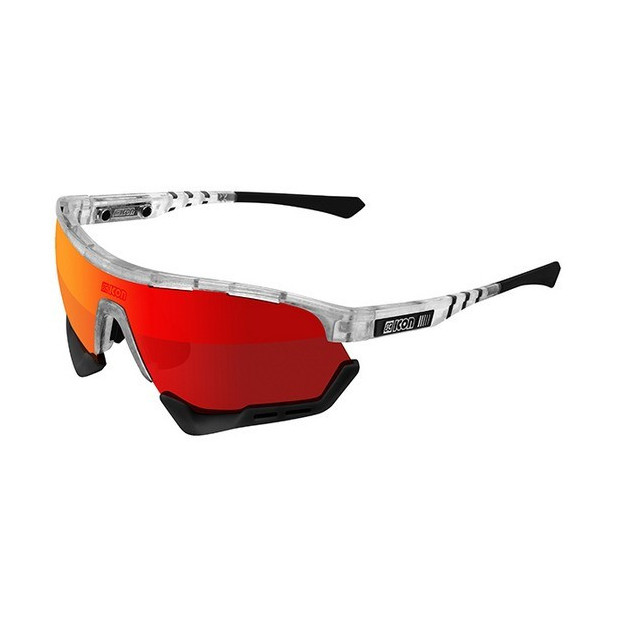 Lunettes Scicon Aerotech Glace Mat Verres SCN-PP Rouges Multi-Reflets