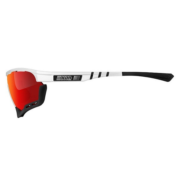 Lunettes Scicon Aerotech Blanches Verres SCN-PP Rouges Multi-Reflets