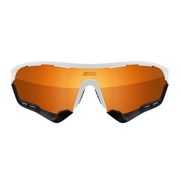 Lunettes Scicon Aerotech Blanches Verres SCN-PP Bronze Multi-Reflets