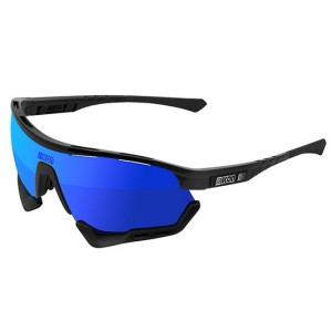 Lunettes Scicon Aerotech Noires Verres SCN-PP Bleu Multi-Reflets