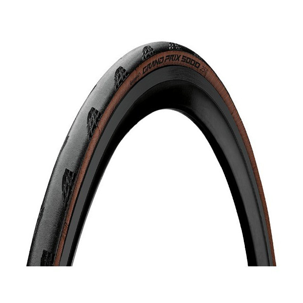 Pneu Continental GP 5000 Tube Type 700x28C Noir/Marron