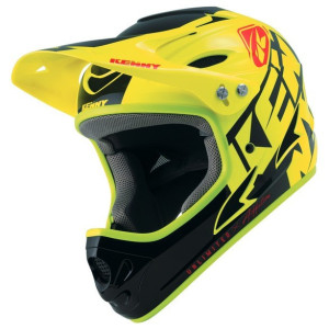 Casque Intégral Kenny Downhill Graphic Jaune Fluo