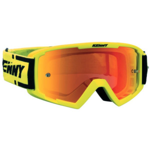 Masque VTT Enfant Kenny Track+ Kid Jaune Fluo