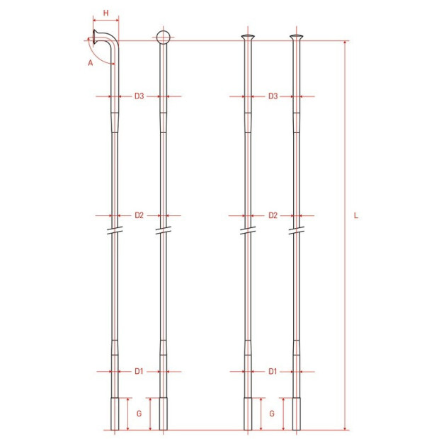 Rayon DT Swiss Competition Straight Pull 2x1,8x2mm Argent 304mm