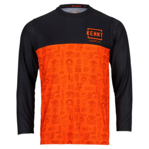 Maillot Enduro Manches Longues Kenny Charger Orange
