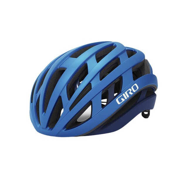 Casque Route Giro Helios Spherical MIPS Bleu Mat/Blanc