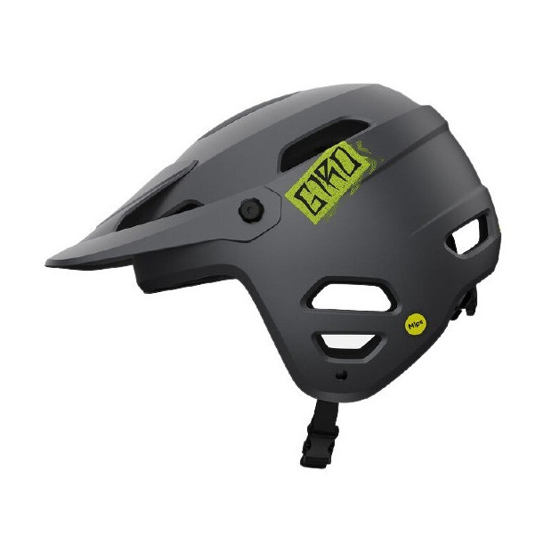 Casque VTT Giro Tyrant MIPS Noir Métallique Mat/Citron Vert