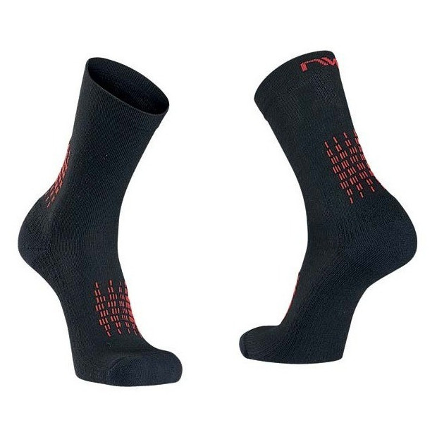 Chaussettes Hiver Northwave Fast Winter Noir/Rouge