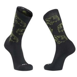 Chaussettes Hiver Northwave Core Noir/Vert