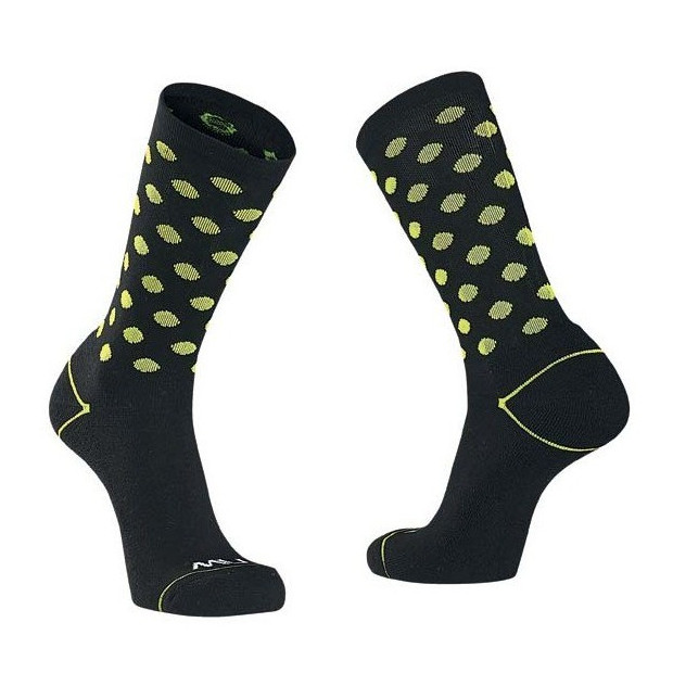 Chaussettes Hiver Northwave Core Noir/Jaune Fluo