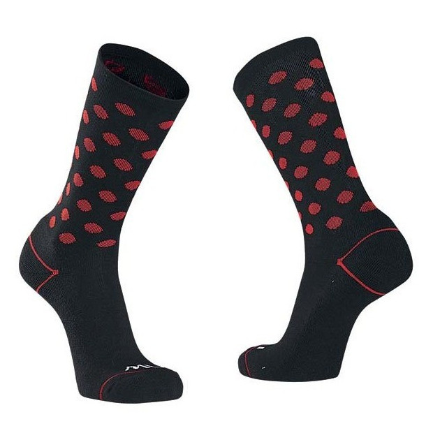 Chaussettes Hiver Northwave Core Noir/Rouge