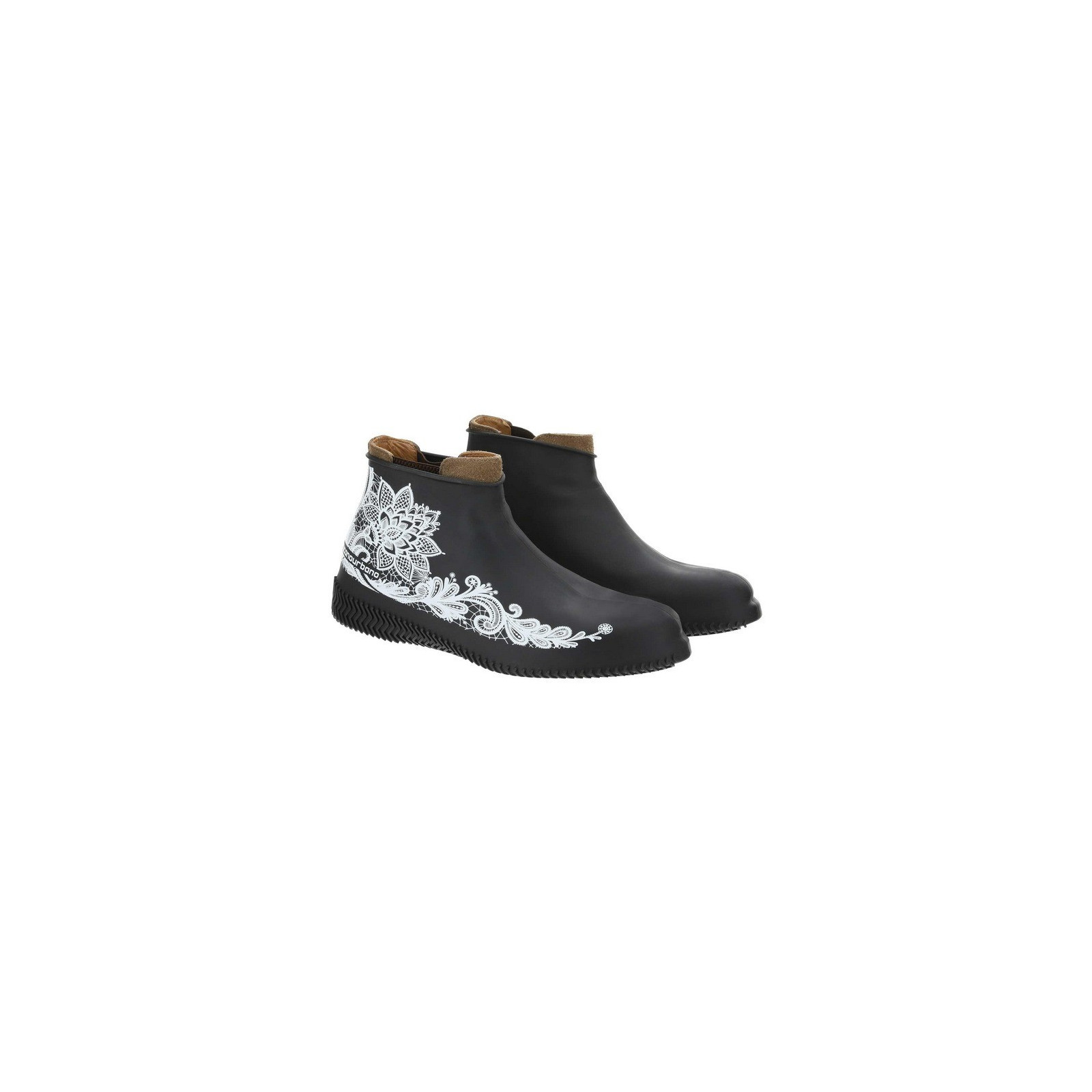 Couvre-Chaussures Tucano Urbano Footerine Noir/Fleur