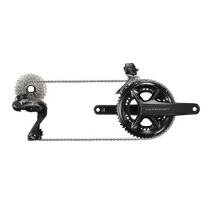 Groupe Shimano Ultegra R8170 Di2 2x12V Capteur de Puissance sans Plateau 11/34