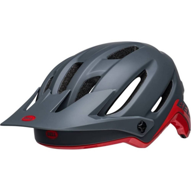 Casque Bell 4Forty MIPS Gris Mat/Brillant/Rouge