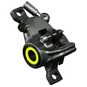 Etrier de Frein Magura MT8 SL - Postmount - Gris-Jaune Fluo/Rouge Fluo