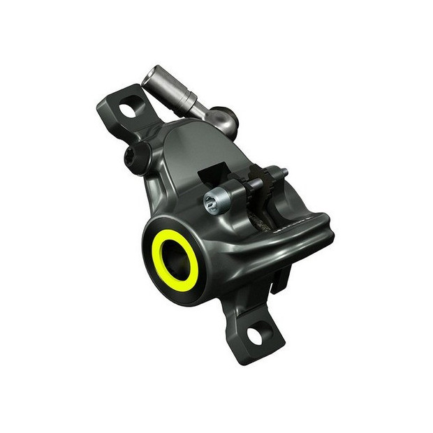 Etrier de Frein Magura MT8 SL - Postmount - Gris-Jaune Fluo/Rouge Fluo