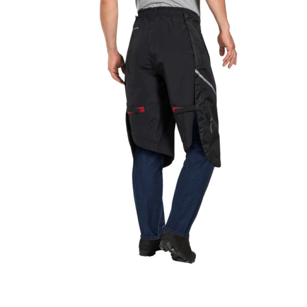 Chaps de pluie Vaude Bike Chaps Noir