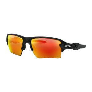 Lunettes vélo Oakley Flak 2.0 XL Camouflage Noir - Prizm Ruby