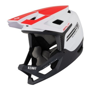 Casque Enduro Kenny Split Rouge/Blanc