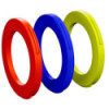 Kit d'Anneaux d'Etrier de Frein 2 Pistons Magura - Rouge/Bleu/Jaune Fluo - x6