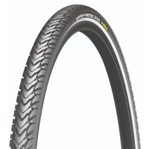 Pneu Trekking Michelin Protek Cross Max Tringles Rigides 26x1,60" (40-559) Noir Reflex