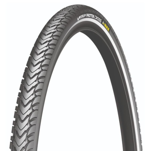 Pneu Trekking Michelin Protek Cross Max Tringles Rigides 700x32C (32-622) Noir Reflex