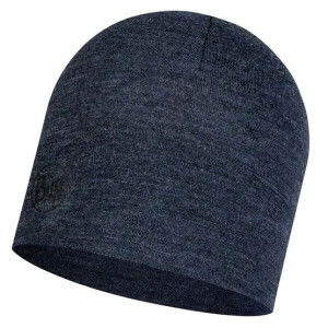 Bonnet Buff Midweight Laine Mérinos - Bleu Nuit