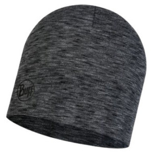 Bonnet Buff Midweight Laine Mérinos - Gris