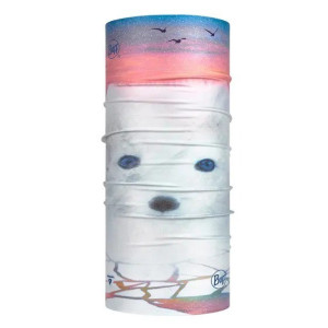 BUFF Tour de Cou ThermoNet Solid - Blanc / Rose 