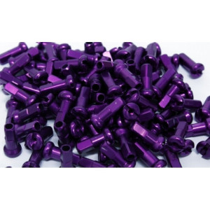 Ecrou rayon DT Swiss Aluminium 2/12 mm - Violette [x5]