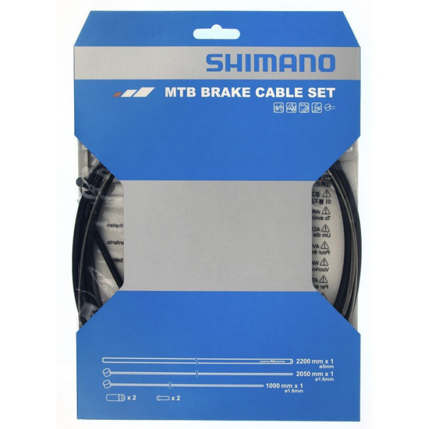 Jeu de Câbles et Gaines de Frein VTT Shimano SUS Y80098021