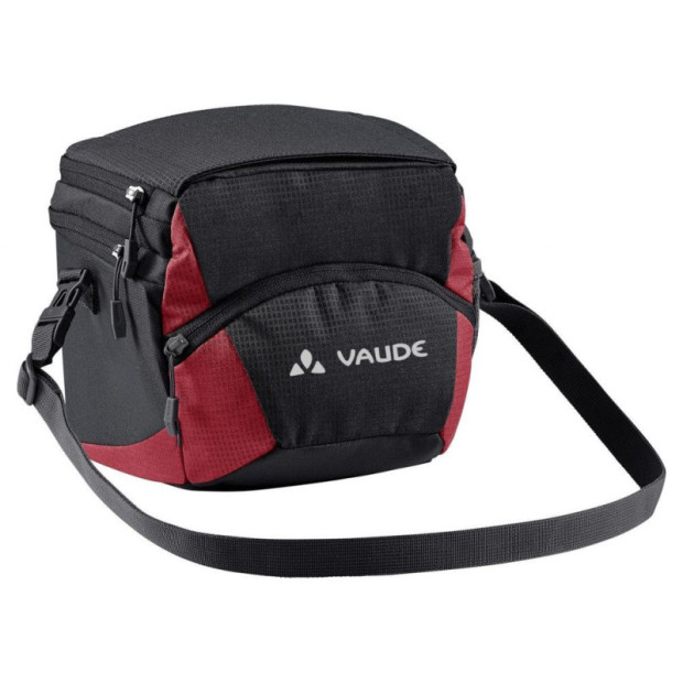 Sacoche de Guidon Vaude OnTour Box M 4L Noir/Carmin