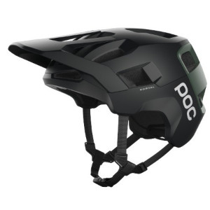 Casque POC Kortal Noir Mat/Vert Métallique