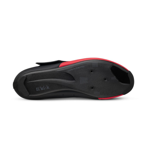 Chaussures de Triathlon Fizik Transiro R4 Powerstrap - Noir / Rouge