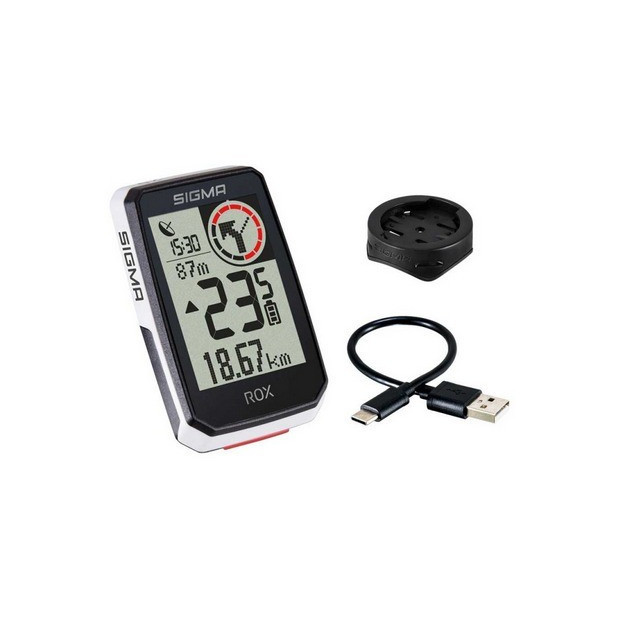 Compteur GPS Sigma ROX 2.0 - Blanc