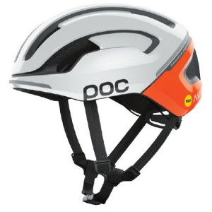 Casque Route POC Omne Air MIPS Blanc/Orange Fluo AVIP
