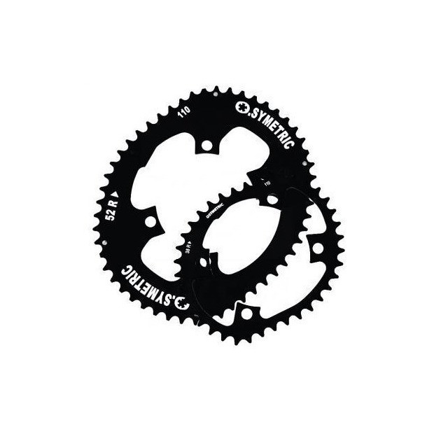 Kit Plateaux O'Symetric Shimano 110mm Noir