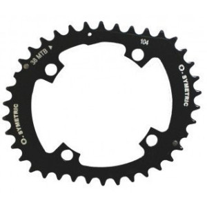 Plateau Externe VTT OSymetric Standard Triple 104mm 42 Dents Noir