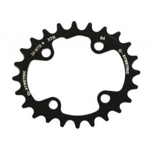 Plateau Externe VTT OSymetric Shimano XTR FC-M980 64mm 24 Dents Noir