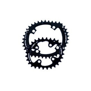 Kit Plateaux VTT OSymetric SRAM X0 104/64mm 38/28 Dents Noir