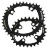 Kit Plateaux VTT OSymetric Shimano XTR FC-M980 104/64mm 38/28 Dents Noir